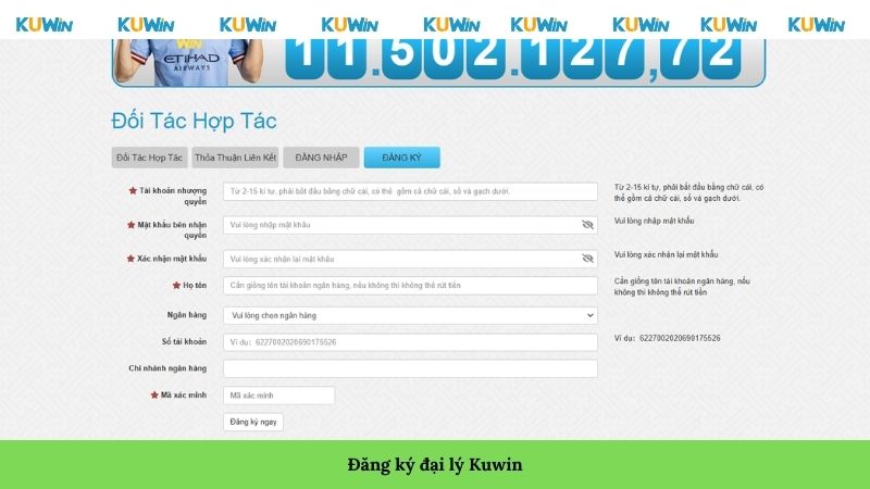 Đăng ký đại lý Kuwin