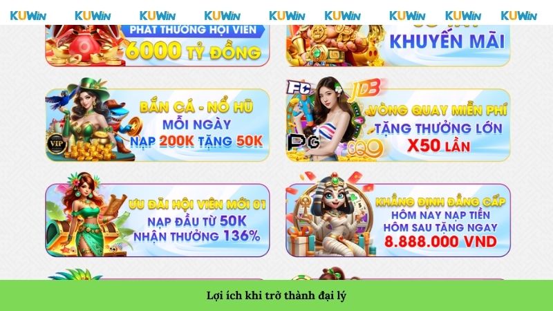 Lợi ích khi trở thành đại lý